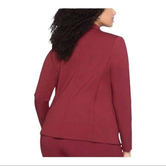 Lane Bryant Eloquii Slim Pant Suit Plus Size Pant and Jacket Size 28S NWT - Picture 11 of 14